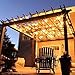 Outdoor String Light 50Feet G40 Globe Patio Lights with 52 Edison Glass Bulbs(2 Spare), Waterproof Connectable Hanging Christmas Lights for Backyard Porch Balcony Party Xmas Decor, E12 Socket, Black