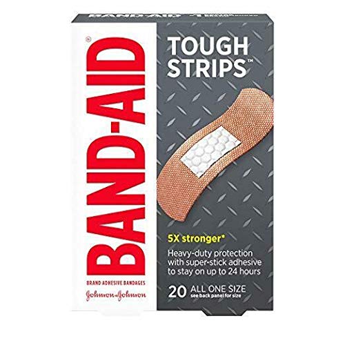 BAND-AID Tough-Strips Bandages - All One Size - 20 Each - //coolthings.us