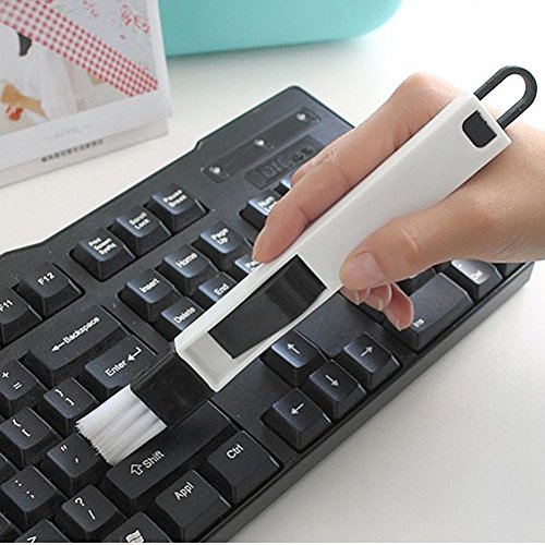 Sinwo Multifunction Ultra-thin laptop Cleaning Brush For Laptops Notebooks Window Kitchen Cleaning Brush (White) - Thumbnail 2