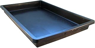 UDOPEA Manna Profi Pflanzschale 60 x 40 x 6,5 cm stabile Gewächshaus-Wanne ohne Bodenlöcher wasserdicht für Pflanzen, Anzuchten, Garten (1) (1)