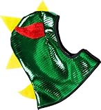 Great Pretenders Reversible Knight Dragon Hood, Green/Silver (One Size)