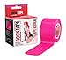 RockTape Original 2-Inch Water-Resistant Kinesiology Tape, 20 Pre-Cut Strips, Pink