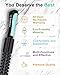 Tumaz Muscle Roller Stick - Best for Massage and Muscle Pain Relief - Professional Quality with Rolling Bearing for Smooth Use [Extra Long 21