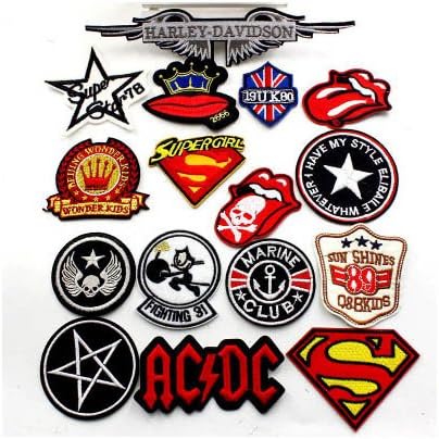 FairyMotion Fashion Motif Cloth Badge Patch Clothes Embroidered Patches Applique Decorative Diy Accessory Hot Ironing Label Patchwork Perfect Patches