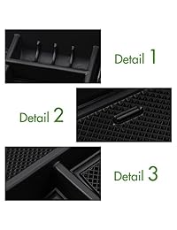 Centro consola Insertar Organizador Bandeja Caja de almacenamiento para Cadillac Escalade 2015 2016 2017