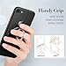 ESR Phone Ring Stand with Bling Crystals, 360° Rotation Ring Holder Finger Grip [Washable] [Removable] Universal Zinc Alloy Kickstand for iPhone 7 7 Plus 6s Galaxy S8 S7 Edge, Black