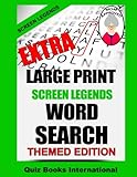 Extra Large Print Screen Legends Word Search