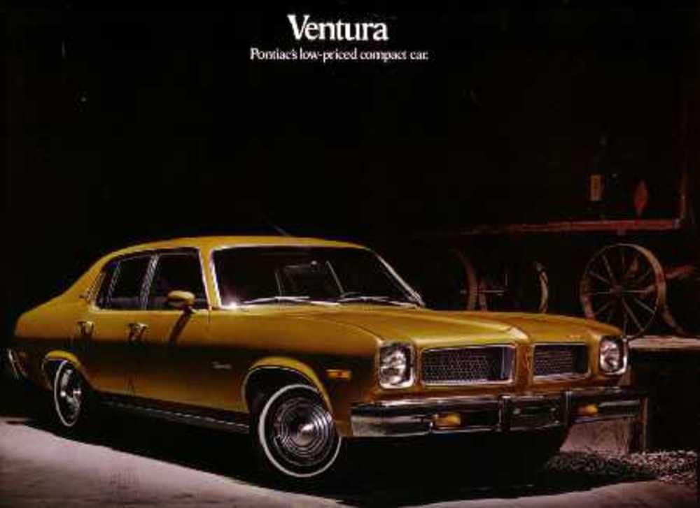 Amazon Com 1974 Pontiac Ventura Sales Folder Literature Book Advertisement Options Specs Automotive