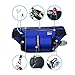 Peak Gear Waist Pack and Water Bottle Belt - Improved Belt Strap - Hydration Fanny Pack for Jogging, Walking or Hiking | Blue