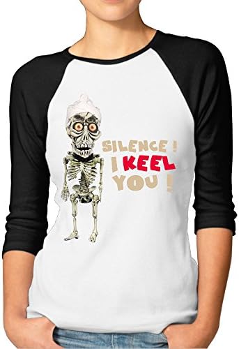 MayDay Jeff Dunham Comic Women's Baseball Tee SizeM