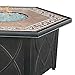 Endless Summer, GAD1380SP, LP Gas Outdoor Firebowl with Decorative Tile Mantel