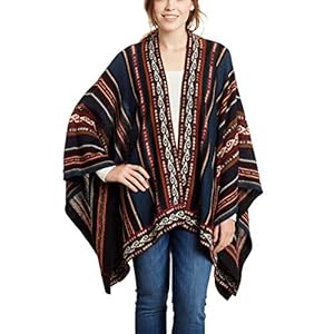 Onzichtbare wereld vrouwen Poncho Alpaca wol Cape Winter herfst