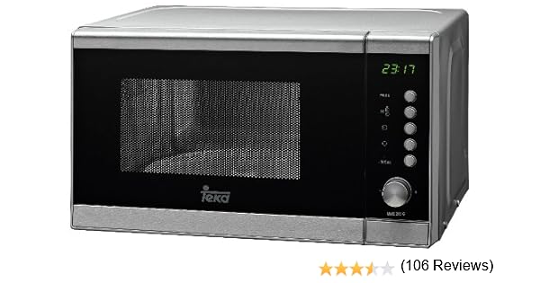 Teka Mwe205G - Microondas inoxidable, 20L, pantalla digital ...