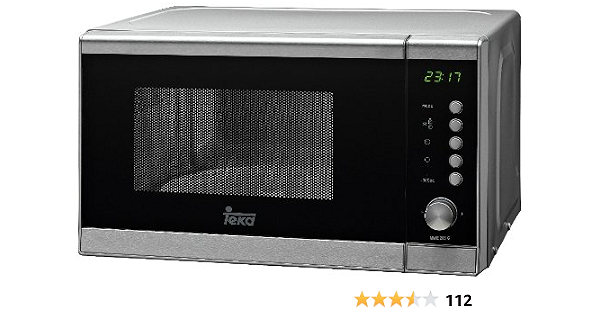 Teka Mwe205G - Microondas inoxidable, 20L, pantalla digital : Amazon.es:  Hogar y cocina