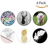 EVERMARKET Premium Expanding Stand Pop Grip Mount Holder Sockets for iPhone X, Galaxy S8,all Cellphones and Tablets (6 Pack Style 2)