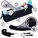 BTR Baby Double Stroller Organizer with Drink and Cup Holders, 2 Extra Stroller Hooks, Waterproof Cover, Shoulder Strap, Zipped Pocket. Fits all Double, Twin and Tandem, Twin Stroller Organizers
