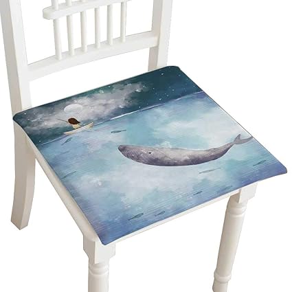 Amazon Com Huawuhome Premium Chair Cushion Drawing Of Girl