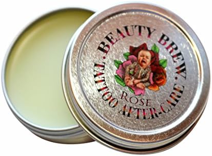 Beauty Brew Tattoo Aftercare w/ Rose Oil. NEW! Anti-itch & clinically proven fastest healing formula. 100% Natural made with high potency oils to soothe, heal & protect your tattoos from fading.