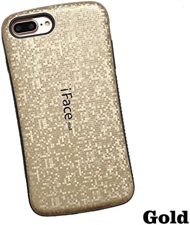 iPhone 6 Plus Case, iFace Mazel Design Slim Defense Shock Absorbing Impact Protection Grippy Bumper Case for Apple iPhone 6 Plus (Gold)