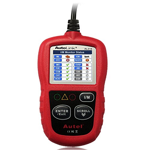 Autel Autolink Scan Tool Al319 Obdii/eobd Obd2 Fault Code Reader Support English French and Spanish