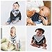 Baby Bibs Bandana Drool Bibs for Boys and Girls Drooling and Teething By Allinne, Unisex Gift Registry Baby Shower, Organic Cotton, Polyester Fleece, Hypoallergenic,Soft and Absorbent, TRIPLE LAYERED