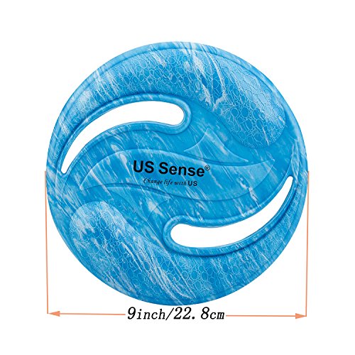 US Sense Kids Frisbee Flying Disc Boys Toys 4 Pack - Fun Sports Games for Boys Girls Family- Outdoor Games at Beach Pool Park School Playground and Back Yard DIY Creativity