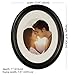 Gallery Solutions 11x14 Black Oval Wall Frame Matted to Display 8x10 Image