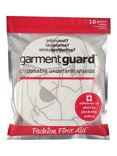 Garment Guard Disposable Underarm Shields, 10 Pairs