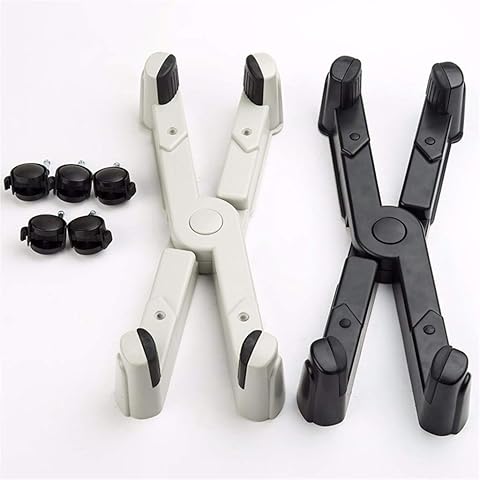 Gazechimp Computadora De Escritorio Móvil Funda CPU Soporte para Computadora Rolling Adjustable Cart Stand # 2 - Blanco