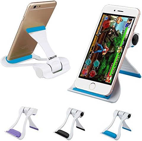 Table Phone Holder,Tablet and Cell Phone Stand Holder,Multi-Angle Universal Cellphone Stand Holder Apply to Iphone ipad an Other Tables,Smartphones E-readers Samsung Galaxy (Blue)
