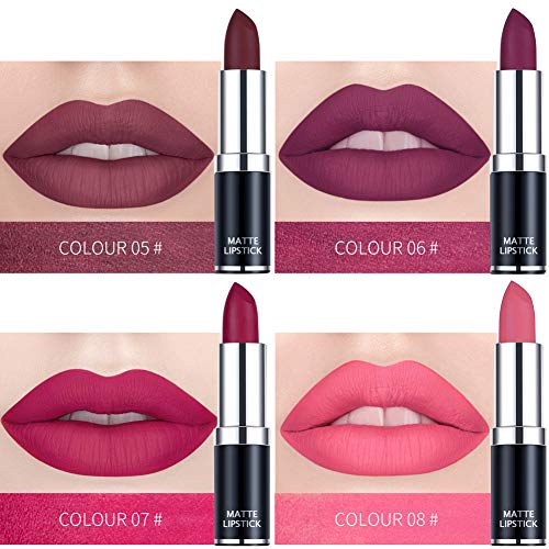 12 Pcs Matte Lipstick Set Nude Moisturizer Lip Stick Long Lasting Waterproof liquid lipstick mate Makeup Velvet lip gloss Cosmetic Lip Care
