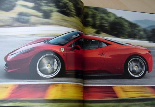 Official Ferrari 458 Italia Hardcover Brochure NEW