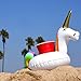 GoFloats Inflatable Pool and Hot Tub Drink Holders (3 Pack) (Choose - Unicorn, Flamingo, Palm Tree and More)