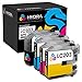Hydra Compatible Ink Cartridge Replacement for Brother LC203 High Yield (1 Black, 1 Cyan, 1 Magenta, 1 Yellow, 4-Pack) for MFC-J460DW, MFC-J480DW, MFC-J485DW, MFC-J680DW, MFC-J880DW, MFC-J885DW primary