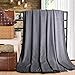Balichun Luxury 330 GSM Fleece Blanket Super Soft Warm Fuzzy Lightweight Bed or Couch Blanket Twin/Queen/King Size(King,Dark Grey)