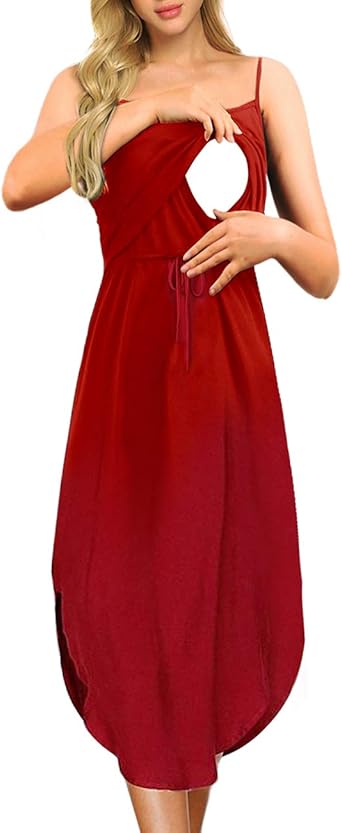 nursing midi dress