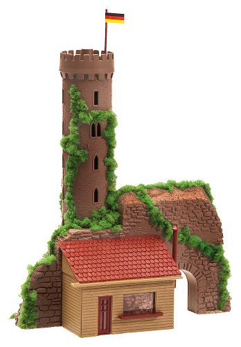 OBSERVATION TOWER WITH GIFT SHOP - FALLER HO SCALE MODEL TRAIN ACCESSORIES 130291
