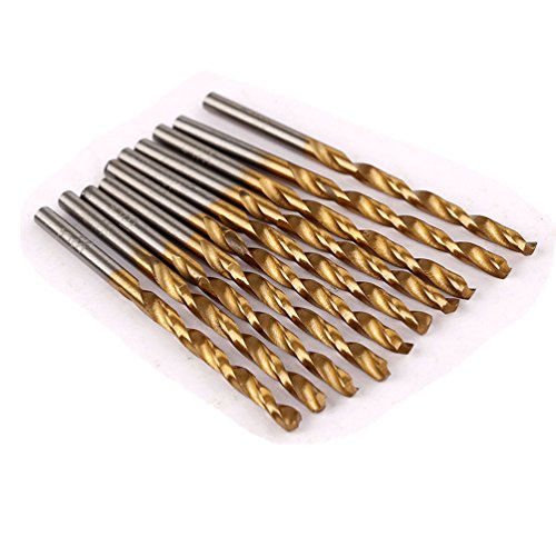 50Pcs HSS Titanium Coated High Speed Steel Twist Drill Bits Tool Set for Size 1mm 1.5mm 2mm 2.5mm 3mm - Thumbnail 5