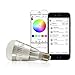 Flux Bluetooth LED Smart Bulb - Wireless Multi Color Changing Light For Kitchen and Bedroom - App Controlled Sunrise Wake Up and Sunset Sleeping Light - Dimmable Colorful Night Light - No Hub Required