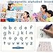 SuperLi Magnetic Alphabet Letter Tracing Board - STEM Educational Learning ABC Letters Kids Drawing Board with Stylus Pens- Best Gift for Boys and Girls (Lower Case)