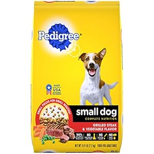 Pedigree Small Breed Adult Dry Dog Food, Chicken & Steak