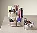 Nifty Organizing Carousel – Off-White Powder Coat Finish, Spins 360-Degrees, Cosmetic Bathroom or Bedroom Vanity Storage, Beauty Supplies Organizer, Lazy Susan Platform