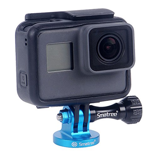 Smatree-Aluminum-Tripod-Mount-Adapter-for-GoPro-Session-Hero-6-5-4-3-3-2-1-HD-Blue