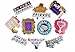 100 pcs Friends tv Show Themed Creative DIY Stickers Funny Decorative Cartoon for Cartoon PC Luggage Computer Notebook Phone Home Wall Garden Window Snowboard