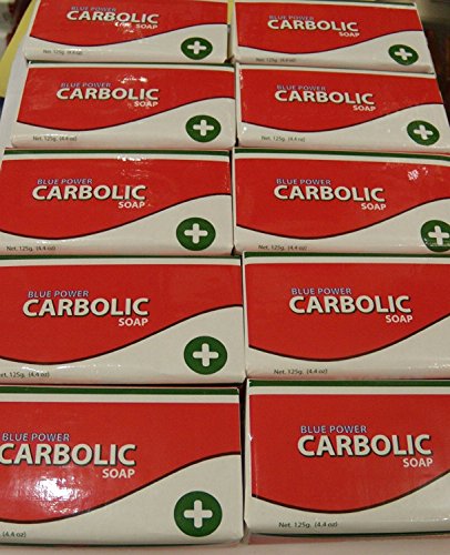 Blue power carbolic soap - 4.4 oz - lot of 10