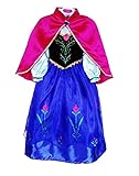 sophiashopping girls princess Dress For This Summer blue pink 3T