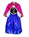 sophiashopping girls princess Dress For This Summer blue pink 3T