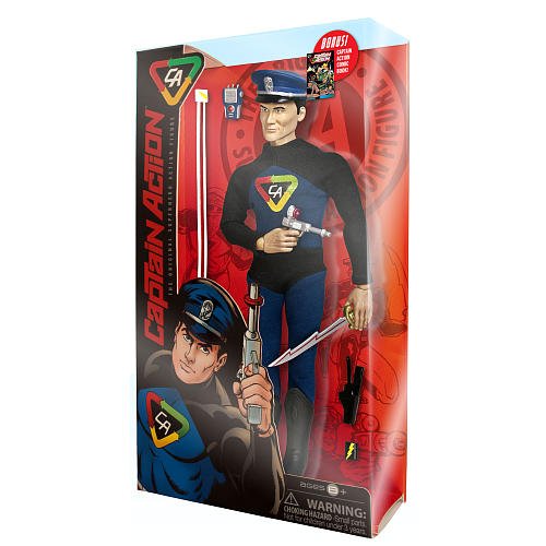 Captain Action The Original Superhero Action Figure with Comic Book