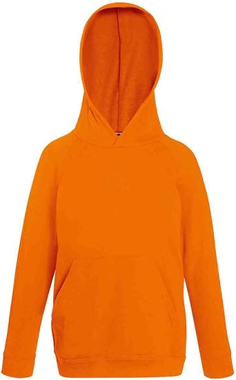 plain orange hoodie