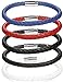 LOLIAS 5 Pcs 6MM Leather Bracelets for Men Women Braided Rope Bracelets Magnetic Clasp 7.5 In